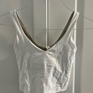 lululemon athletica White Crop Top